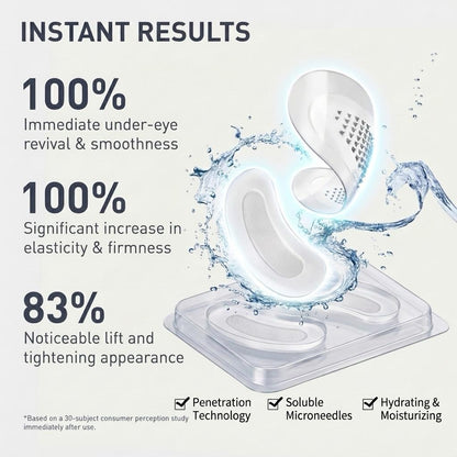 [Scentnity] Dissolving Microneedle Anti Wrinkle Patches for Smile Line, Frown lines, Under Eye Bags, Puffiness, Crow&